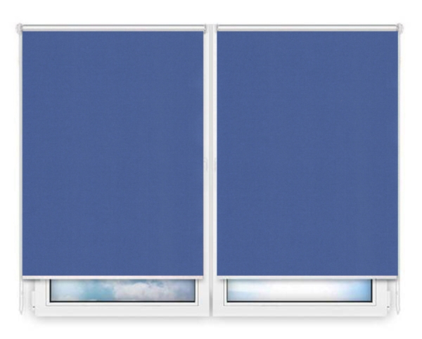 Рулонные шторы Мини Карина-блэкаут-синий цена. Купить в «Мастерская Жалюзи»